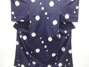 大正ロマン　変わり水玉模様織り出し着物